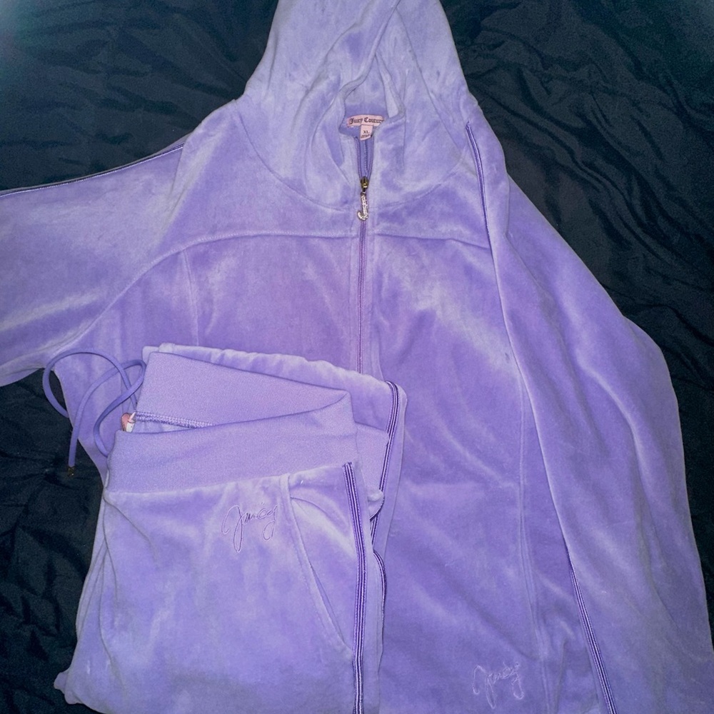 Juicy Couture Lavender Velour Hoodie